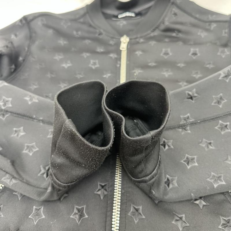 ディーゼル DIESEL ジャケット、上着 ジャンパー、ブルゾン スター エンボス ボンバー ジャケット S.C.TR00083 S 黒 / ブラック / black メンズ USED 古着 中古 50169035