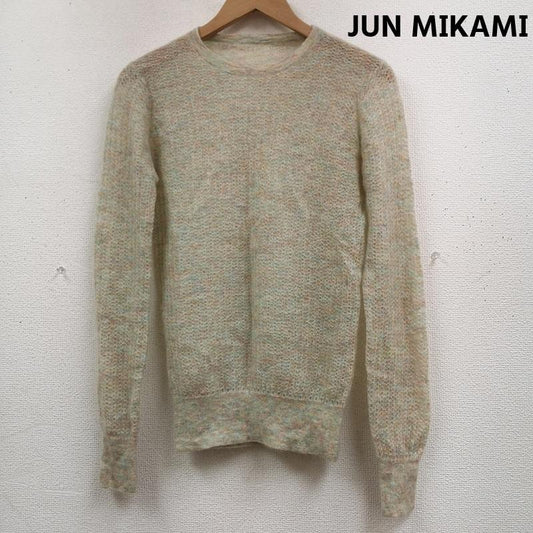 ジュンミカミ JUN MIKAMI ニット、セーター 長袖 モヘア混 マルチカラー クルーネック ニット セーター マルチカラー / マルチカラー / multicolor レディース USED 古着 中古 50169038