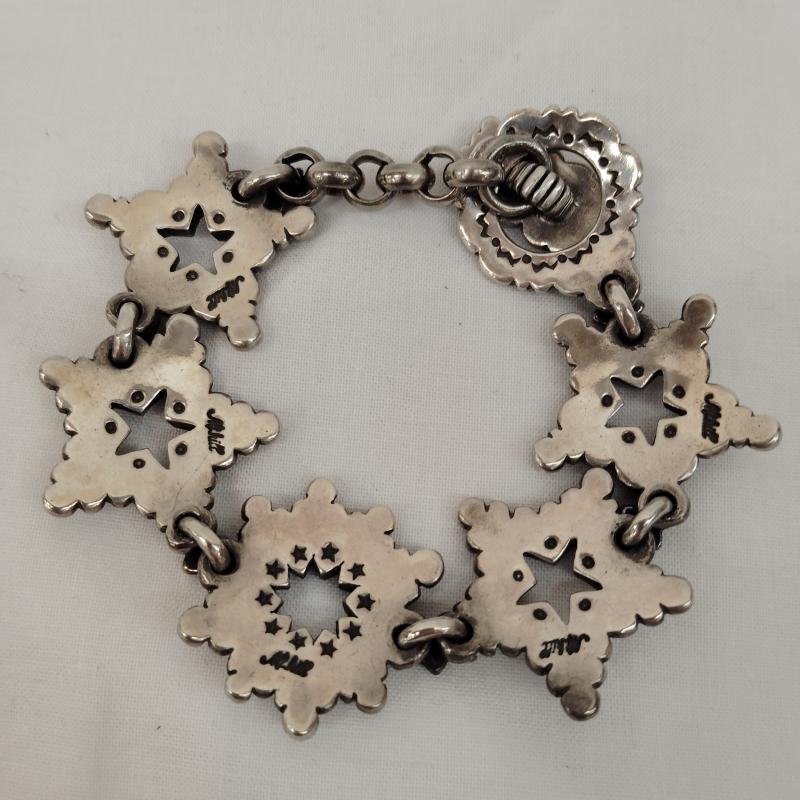 シルバー （９２５） シルバー （９２５） アクセサリー ブレスレット、バングル リンクブレスレット スターズ - 銀 / シルバー / silver color メンズ USED 古着 中古 50169043