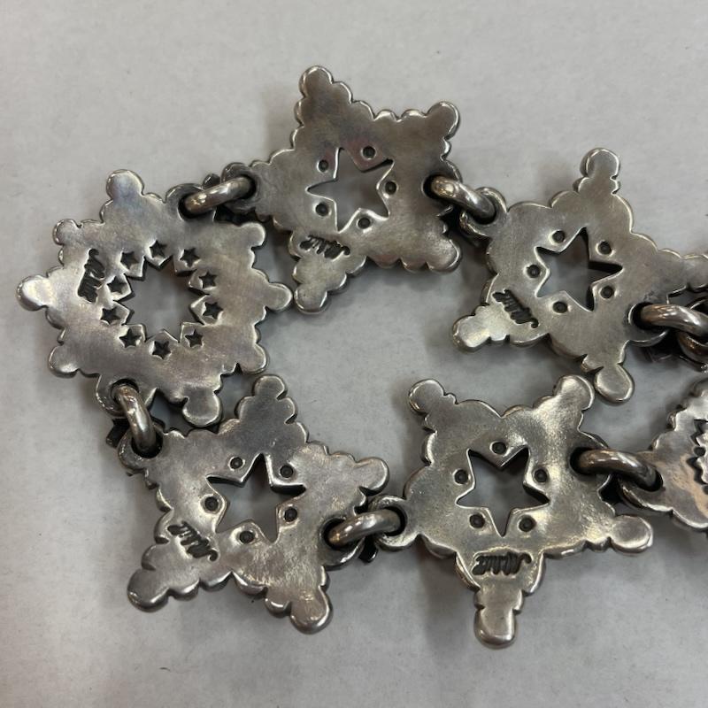 シルバー （９２５） シルバー （９２５） アクセサリー ブレスレット、バングル リンクブレスレット スターズ - 銀 / シルバー / silver color メンズ USED 古着 中古 50169043