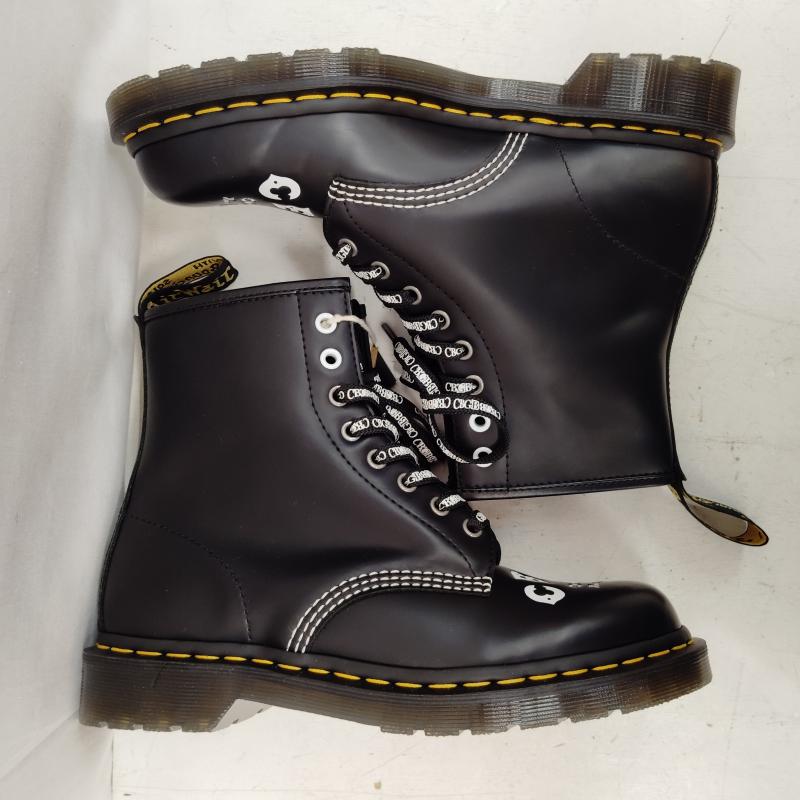 ドクターマーチン Dr.Martens ブーツ エンジニアブーツ 1460 8 ホール ブーツ CBGB ＆ OMFUG 60周年記念 コラボ UK：7 黒 / ブラック / black メンズ USED 古着 中古 50169063