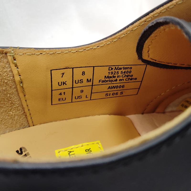 ドクターマーチン Dr.Martens ブーツ エンジニアブーツ 3 ホール レザー シューズ スチールトゥ 1925 5400 UK：7 黒 / ブラック / black メンズ USED 古着 中古 50169064