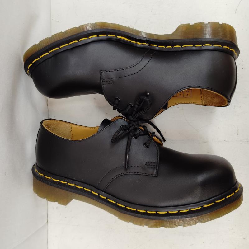 ドクターマーチン Dr.Martens ブーツ エンジニアブーツ 3 ホール レザー シューズ スチールトゥ 1925 5400 UK：7 黒 / ブラック / black メンズ USED 古着 中古 50169064