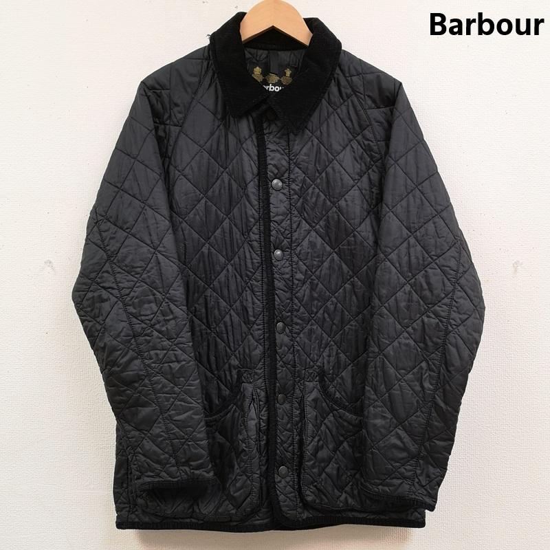 バーブァー Barbour ジャケット、上着 ジャンパー、ブルゾン LIDDESDALE コーデュロイ襟 キルティング ジャケット 黒 / ブラック / black メンズ USED 古着 中古 50169071