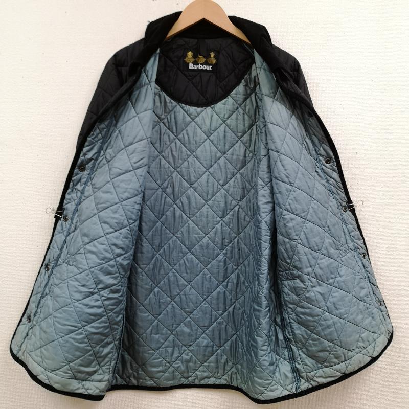 バーブァー Barbour ジャケット、上着 ジャンパー、ブルゾン LIDDESDALE コーデュロイ襟 キルティング ジャケット 黒 / ブラック / black メンズ USED 古着 中古 50169071