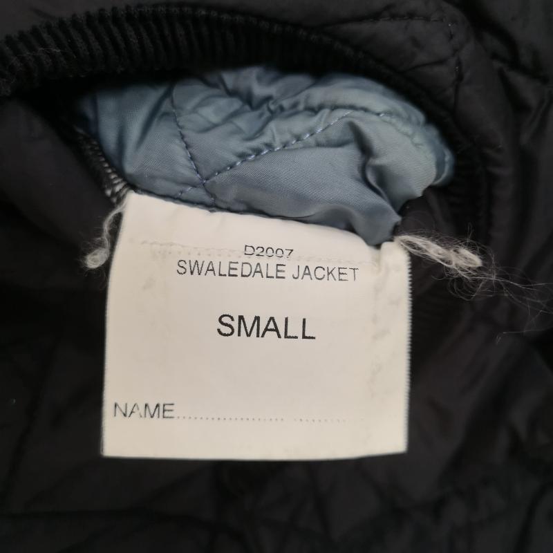 バーブァー Barbour ジャケット、上着 ジャンパー、ブルゾン LIDDESDALE コーデュロイ襟 キルティング ジャケット 黒 / ブラック / black メンズ USED 古着 中古 50169071