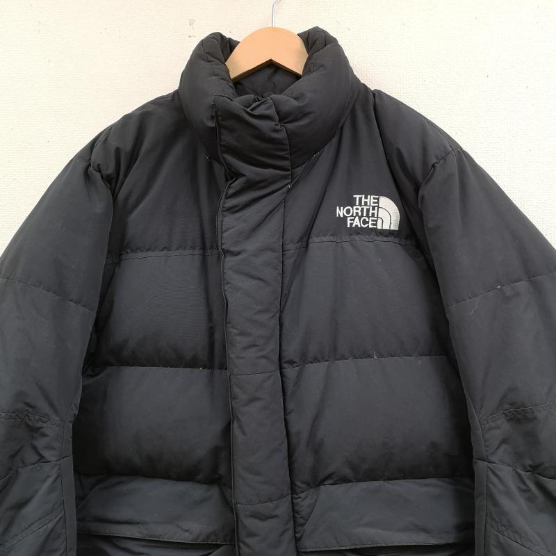 ザノースフェイス THE NORTH FACE ジャケット、上着 ダウンジャケット 90s ロゴ刺繡 グース ダウン バフィン ジャケット S 黒 / ブラック / black メンズ USED 古着 中古 50169073
