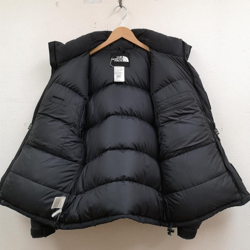 ザノースフェイス THE NORTH FACE ジャケット、上着 ダウンジャケット 90s ロゴ刺繡 グース ダウン バフィン ジャケット S 黒 / ブラック / black メンズ USED 古着 中古 50169073