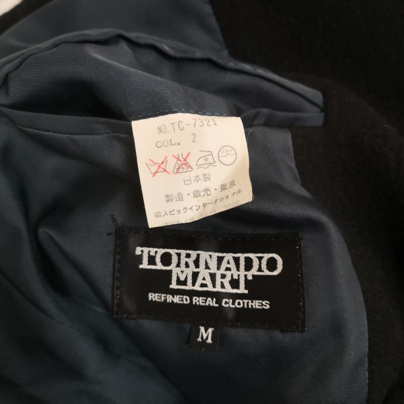 トルネードマート TORNADO MART コート コート一般 日本製 ノッチドラペル センターベント ウール メルトン チェスター コート TC-7321 M 黒 / ブラック / black メンズ USED 古着 中古 50169078
