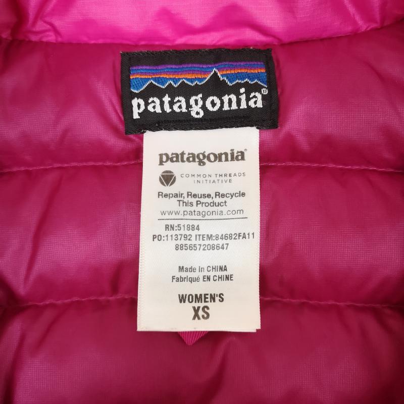 パタゴニア patagonia ジャケット、上着 ダウンジャケット 11FW リップストップ 800フィル ダウン セーター ジャケット 84682 XS 桃 / ピンク / pink レディース USED 古着 中古 50169079