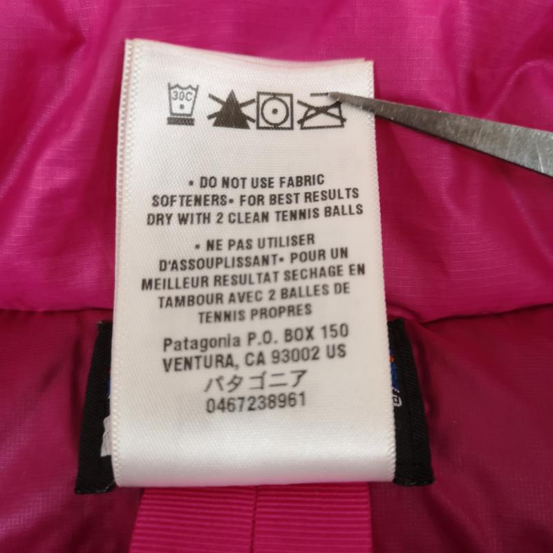 パタゴニア patagonia ジャケット、上着 ダウンジャケット 11FW リップストップ 800フィル ダウン セーター ジャケット 84682 XS 桃 / ピンク / pink レディース USED 古着 中古 50169079