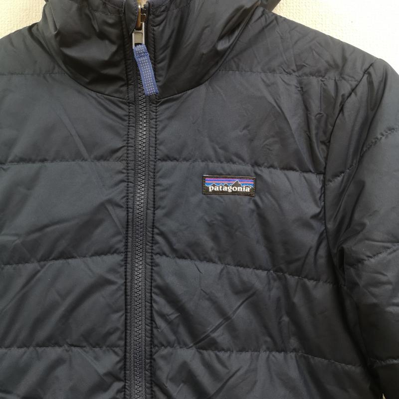 パタゴニア patagonia ジャケット、上着 ジャンパー、ブルゾン リバーシブル 2WAY ボア フリース ジャケット M 紺 / ネイビー / navy ボーイズ USED 古着 中古 50169080