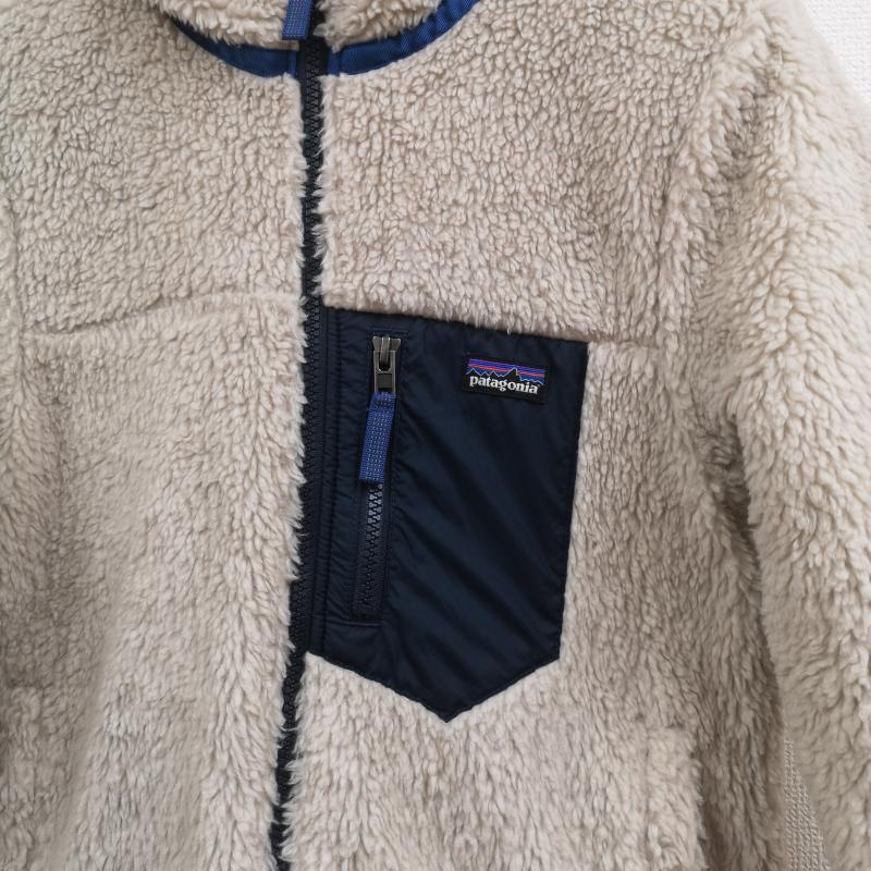 パタゴニア patagonia ジャケット、上着 ジャンパー、ブルゾン リバーシブル 2WAY ボア フリース ジャケット M 紺 / ネイビー / navy ボーイズ USED 古着 中古 50169080