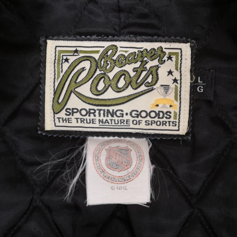 古着 USED ジャケット、上着 ジャンパー、ブルゾン Beaver Roots NHL Canadiens カナディアンズ アイスホッケー スタジアムジャンパー スタジャン L 赤 / レッド / red メンズ USED 古着 中古 50169081