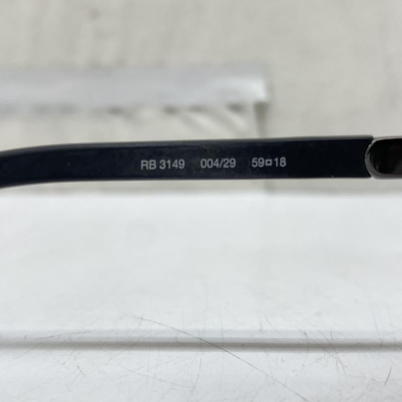 レイバン Ray-Ban めがね・サングラス サングラス RB3149 イタリア製 デルピエロモデル スクエア メタルフレーム サングラス 黒 / ブラック / black メンズ USED 古着 中古 50169082