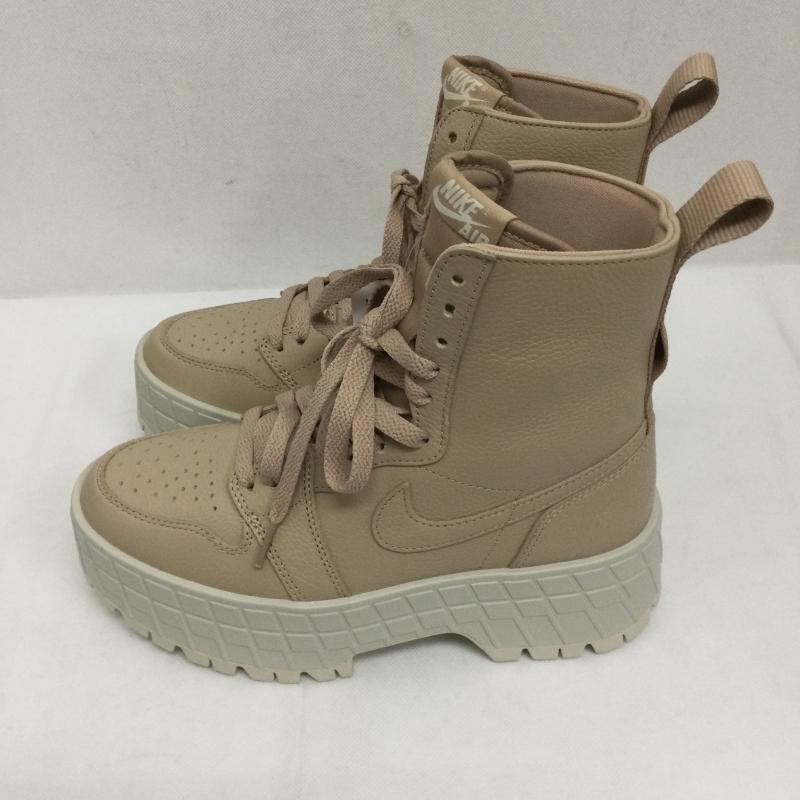 ナイキ NIKE スニーカー スニーカー エア ジョーダン 1 ブルックリン AIR JORDAN 1 BROOKLYN LEGEND OREWOOD fj5737-200 23.5cm ベージュ / ベージュ / beige レディース USED 古着 中古 50169089