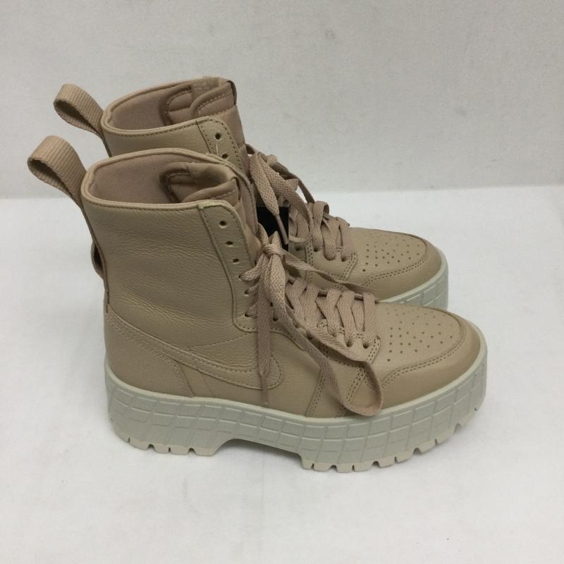 ナイキ NIKE スニーカー スニーカー エア ジョーダン 1 ブルックリン AIR JORDAN 1 BROOKLYN LEGEND OREWOOD fj5737-200 23.5cm ベージュ / ベージュ / beige レディース USED 古着 中古 50169089
