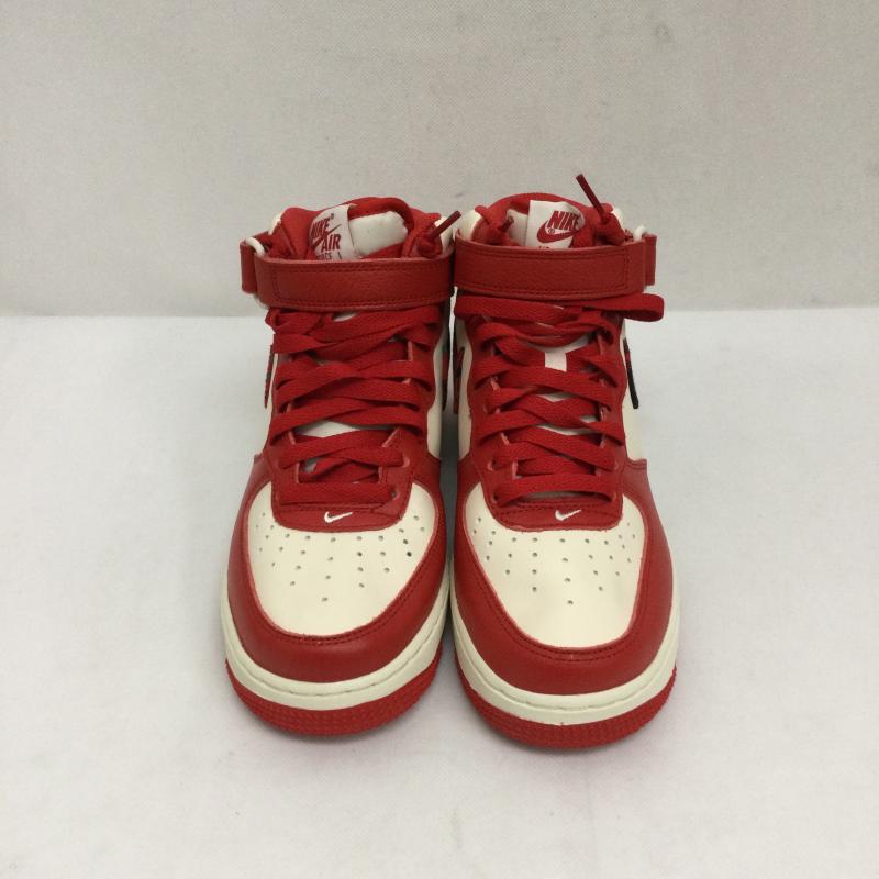 ナイキ NIKE スニーカー スニーカー NIKE AIR FORCE 1 MID  07 LX PALE IVORY UNIVERSITY  DV0792-101 24.0cm 赤 / レッド / red レディース USED 古着 中古 50169090