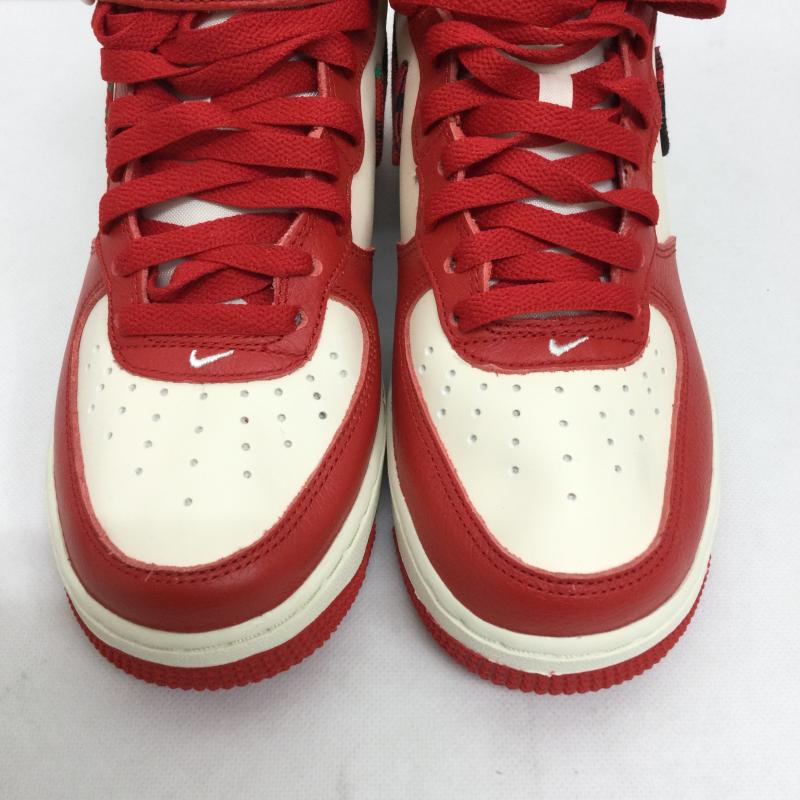 ナイキ NIKE スニーカー スニーカー NIKE AIR FORCE 1 MID  07 LX PALE IVORY UNIVERSITY  DV0792-101 24.0cm 赤 / レッド / red レディース USED 古着 中古 50169090