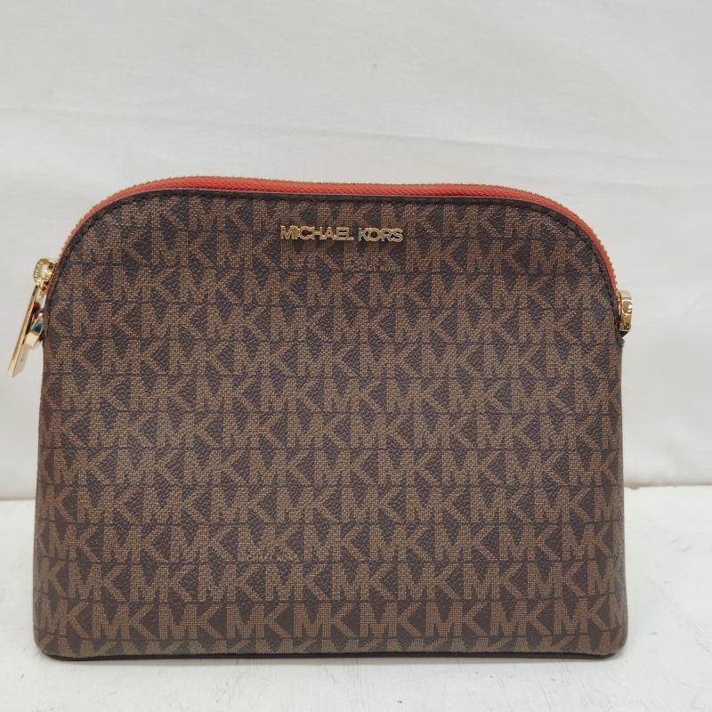 マイケルコース MICHAEL KORS ハンドバッグ ハンドバッグ 2WAY ハンド バッグ ダリア 2in1 サッチェル スモール 35F0GDIC1L - 赤 / レッド / red X 茶 / ブラウン / brown レディース USED 古着 中古 50169091