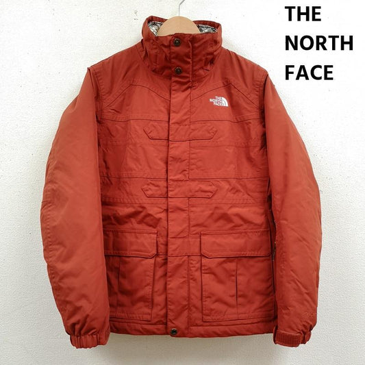 ザノースフェイス THE NORTH FACE ジャケット、上着 ジャンパー、ブルゾン ロゴ 刺繡 チェック柄 3-in-1 トリクライメイト ジャケット M 橙 / オレンジ / orange レディース USED 古着 中古 50169099