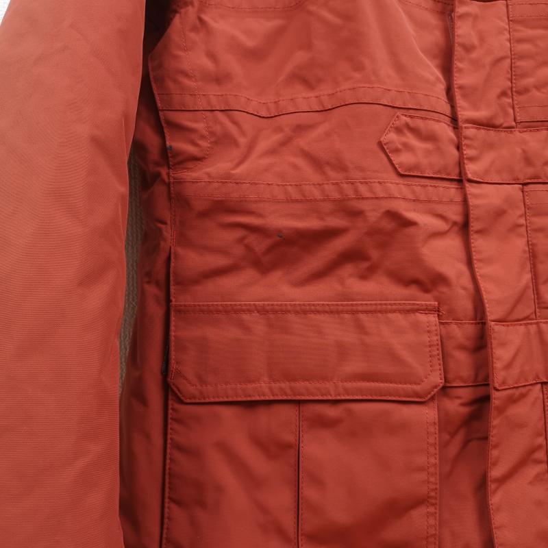 ザノースフェイス THE NORTH FACE ジャケット、上着 ジャンパー、ブルゾン ロゴ 刺繡 チェック柄 3-in-1 トリクライメイト ジャケット M 橙 / オレンジ / orange レディース USED 古着 中古 50169099