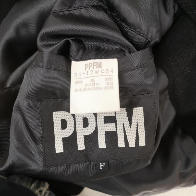 ピーピーエフエム PPFM コート コート一般 00s ギミック Y2K ロング ダッフル コート 35-12WC24 FREE 黒 / ブラック / black メンズ USED 古着 中古 50169100