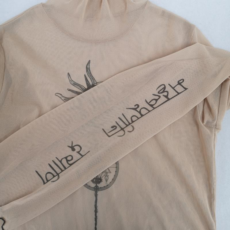 古着 USED カットソー 長袖 THINGS THAT MATTER 日本製 Yin & Yang PRINT TATTOO TOPS 0583TM0152P FREE ベージュ / ベージュ / beige レディース USED 古着 中古 50169106