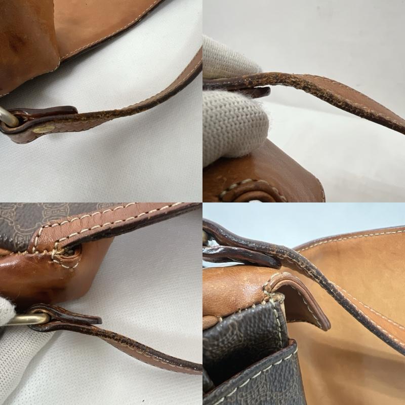 セリーヌ CELINE ショルダーバッグ ショルダーバッグ マカダム トリオンフ フラップ ショルダーバッグ ヴィンテージ - レディース USED 古着 中古 50169113