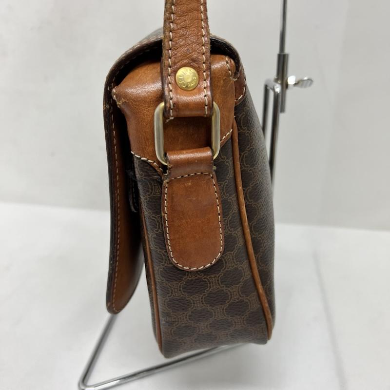 セリーヌ CELINE ショルダーバッグ ショルダーバッグ マカダム トリオンフ フラップ ショルダーバッグ ヴィンテージ - レディース USED 古着 中古 50169113