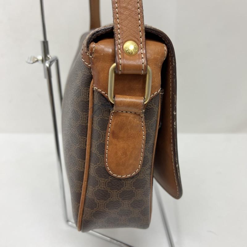 セリーヌ CELINE ショルダーバッグ ショルダーバッグ マカダム トリオンフ フラップ ショルダーバッグ ヴィンテージ - レディース USED 古着 中古 50169113