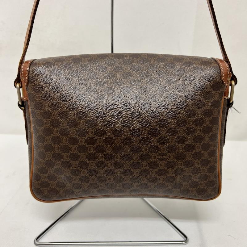 セリーヌ CELINE ショルダーバッグ ショルダーバッグ マカダム トリオンフ フラップ ショルダーバッグ ヴィンテージ - レディース USED 古着 中古 50169113