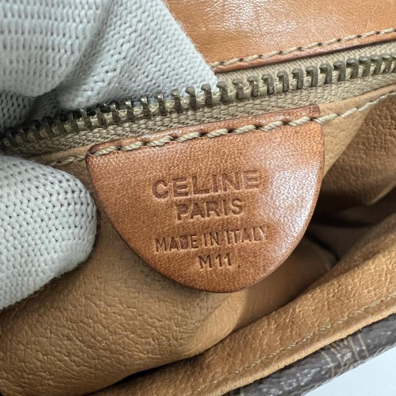 セリーヌ CELINE ショルダーバッグ ショルダーバッグ マカダム トリオンフ フラップ ショルダーバッグ ヴィンテージ - レディース USED 古着 中古 50169113