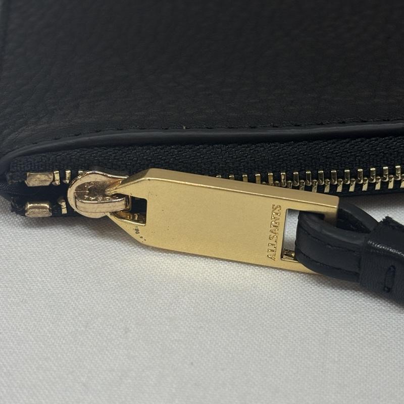 オールセインツ ALLSAINTS クラッチバッグ、パーティバッグ クラッチバッグ、パーティバッグ JOSHI LARGE WALLET レザー セカンド バッグ ウォレット クラッチ バッグ - 黒 / ブラック / black メンズ USED 古着 中古 50169116