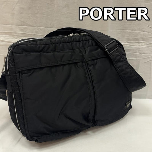 ポーター PORTER ショルダーバッグ ショルダーバッグ TANKER タンカー ナイロン ショルダー バッグ - 黒 / ブラック / black メンズ USED 古着 中古 50169117
