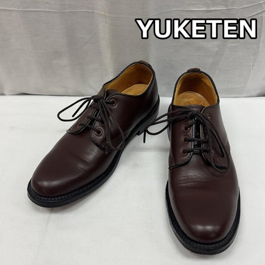 ユケテン YUKETEN 革靴 革靴 30813 外羽 プレーントゥ レザー シューズ 24.0cm メンズ USED 古着 中古 50169121