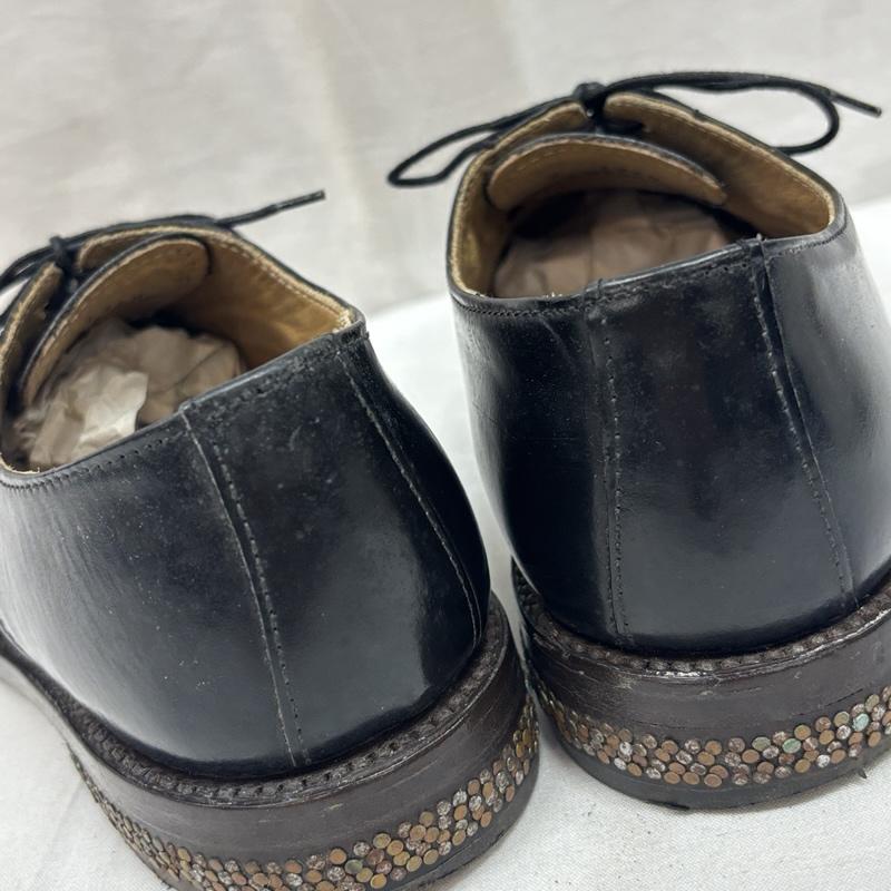 カミナンド CAMINANDO 革靴 革靴 ナノユニバース 別注 外羽 プレーントゥ レザー シューズ US：7 黒 / ブラック / black メンズ USED 古着 中古 50169124