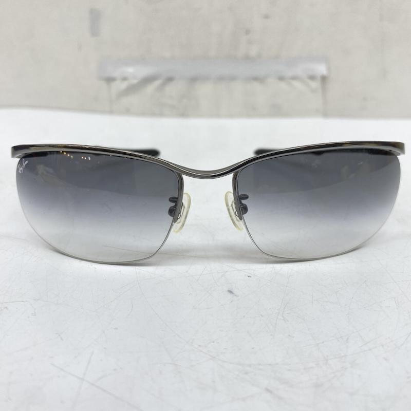 レイバン Ray-Ban めがね・サングラス サングラス RB8033 004/8G Phiten Racing ファイテンレーシング スモークグラデーション シリコンラバー サングラス 黒 / ブラック / black メンズ USED 古着 中古 50169125