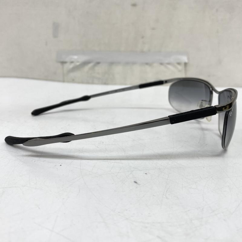 レイバン Ray-Ban めがね・サングラス サングラス RB8033 004/8G Phiten Racing ファイテンレーシング スモークグラデーション シリコンラバー サングラス 黒 / ブラック / black メンズ USED 古着 中古 50169125