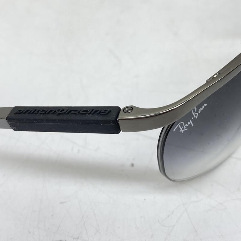 レイバン Ray-Ban めがね・サングラス サングラス RB8033 004/8G Phiten Racing ファイテンレーシング スモークグラデーション シリコンラバー サングラス 黒 / ブラック / black メンズ USED 古着 中古 50169125