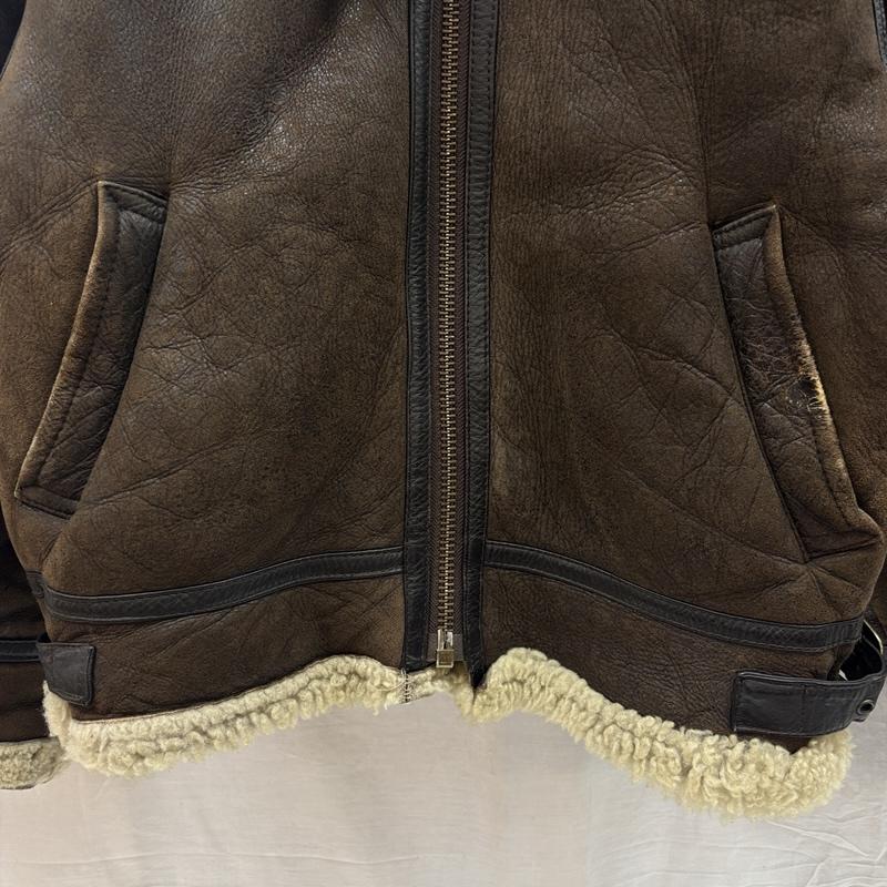 古着 USED ジャケット、上着 フライトジャケット POTTAR B-3 ムートンレザー フライト ボンバー ジャケット M メンズ USED 古着 中古 50169126
