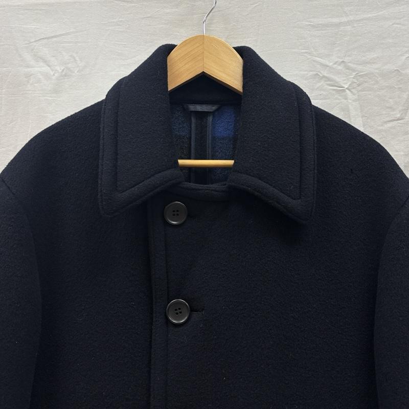 ダニエル・クレミュ DANIEL CREMIEUX コート ピーコート ウール シングル ピーコート L 紺 / ネイビー / navy メンズ USED 古着 中古 50169134