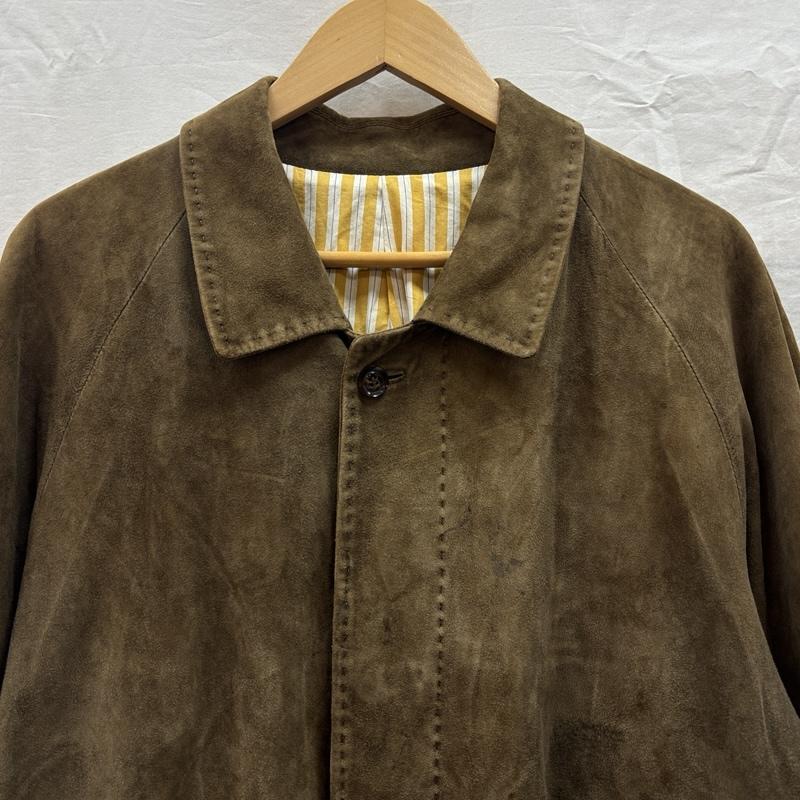 エス テー デユポン S.T. Dupont ジャケット、上着 レザージャケット ヌバック レザー コート ジャケット ラグランスリーブ - メンズ USED 古着 中古 50169137