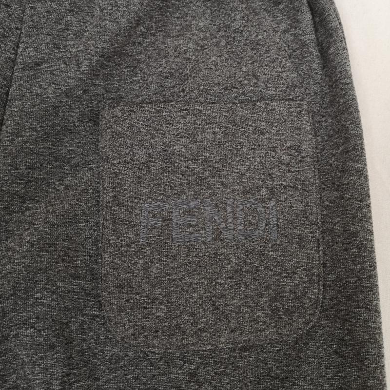 フェンディ FENDI パンツ スラックス イタリア製 ウエストゴム イージー スウェット パンツ 40 灰 / グレー / gray メンズ USED 古着 中古 50169138