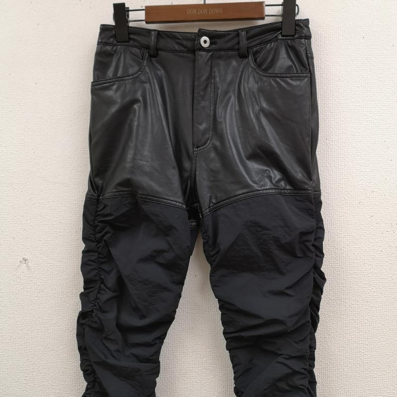 アトモス atmos パンツ ワークパンツ、ペインターパンツ 22AW 異素材 ドッキング フレア パンツ AYPT10-blk S 黒 / ブラック / black レディース USED 古着 中古 50169141