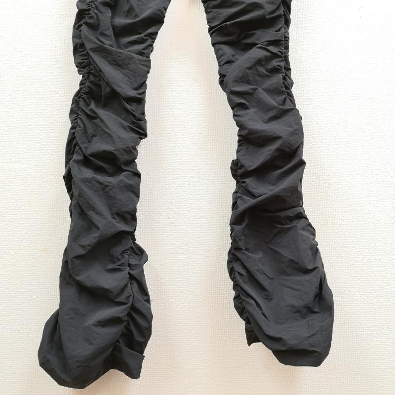アトモス atmos パンツ ワークパンツ、ペインターパンツ 22AW 異素材 ドッキング フレア パンツ AYPT10-blk S 黒 / ブラック / black レディース USED 古着 中古 50169141