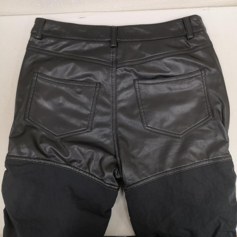 アトモス atmos パンツ ワークパンツ、ペインターパンツ 22AW 異素材 ドッキング フレア パンツ AYPT10-blk S 黒 / ブラック / black レディース USED 古着 中古 50169141