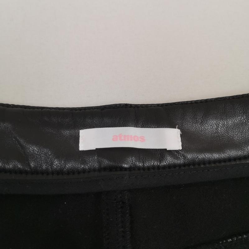 アトモス atmos パンツ ワークパンツ、ペインターパンツ 22AW 異素材 ドッキング フレア パンツ AYPT10-blk S 黒 / ブラック / black レディース USED 古着 中古 50169141