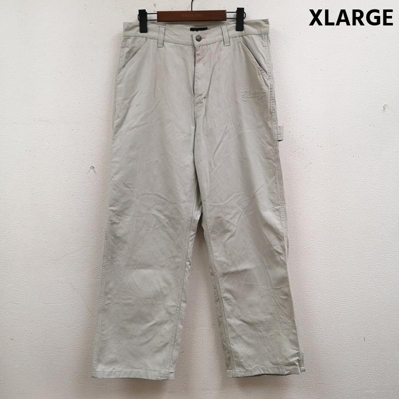 エクストララージ XLARGE パンツ ワークパンツ、ペインターパンツ 25SS エンボス オールド イングリッシュ ペインター パンツ 101251031002 34インチ 灰 / グレー / gray メンズ USED 古着 中古 50169144
