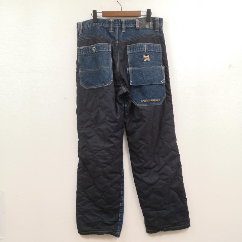 古着 USED パンツ デニム、ジーンズ Pepe Jeans 異素材 ドッキング キルティング バギー デニム パンツ 34 インディゴ / インディゴ / Indigo メンズ USED 古着 中古 50169145
